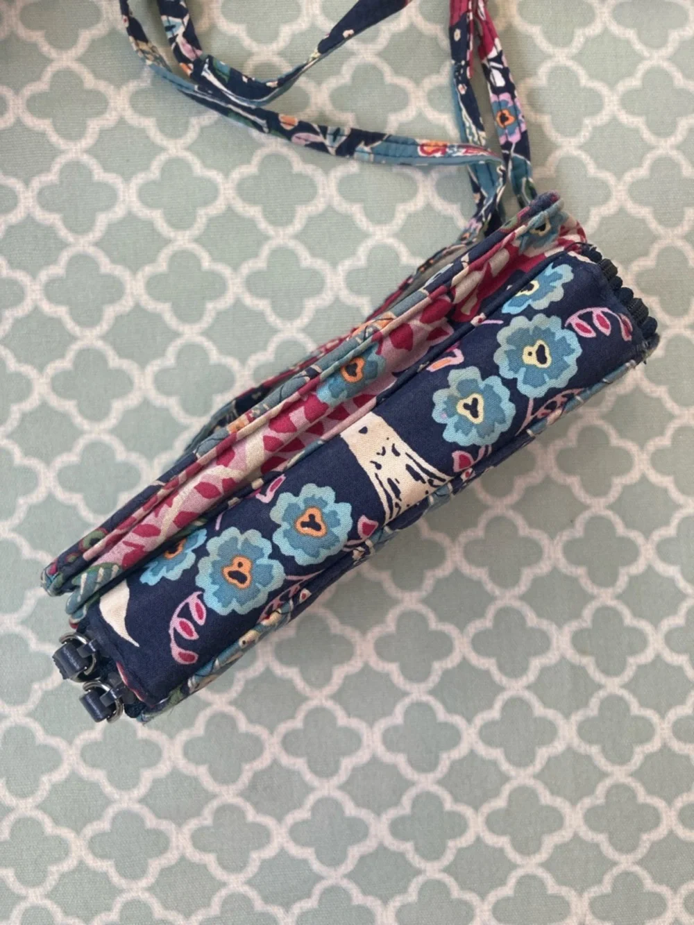 Vera Bradley Fox Forest All in One Crossbody Wallet RFID - Picture 6 of 13